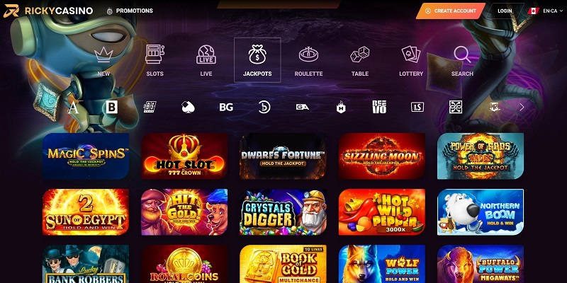 Ricky Casino screenshot