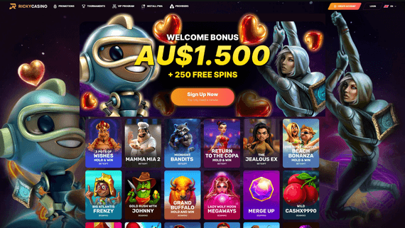 Ricky Casino cashier screenshot